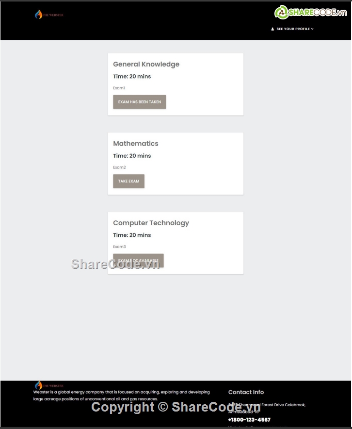 mvc asp.net,Phần mềm quản lý bài test,Web làm bài test,Đồ án làm bài Test